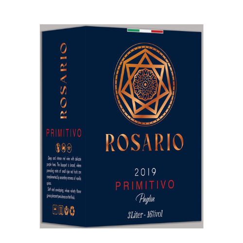 Vang Bịch Rosario Primitivo 3 lít